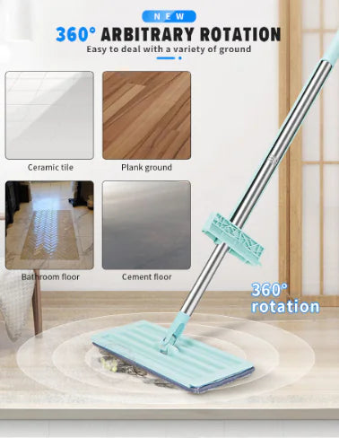 360 Hands-Free Microfiber Floor Mop